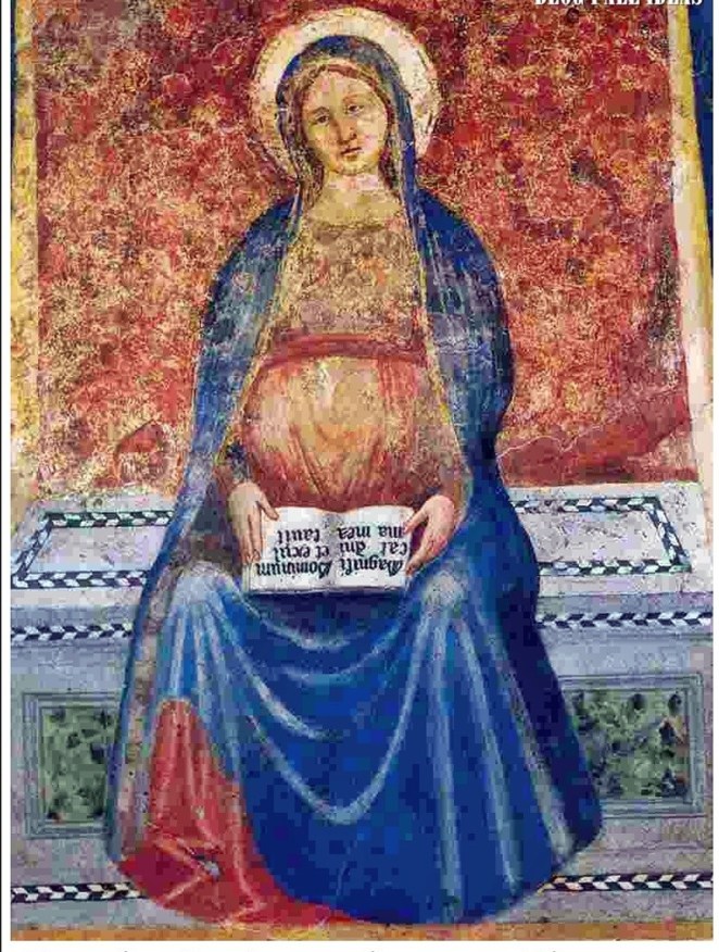 Mother Mary expecting